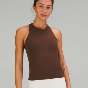 🍋Lululemon Size 10 EUC Align Racerback Waist Length Tank in Java